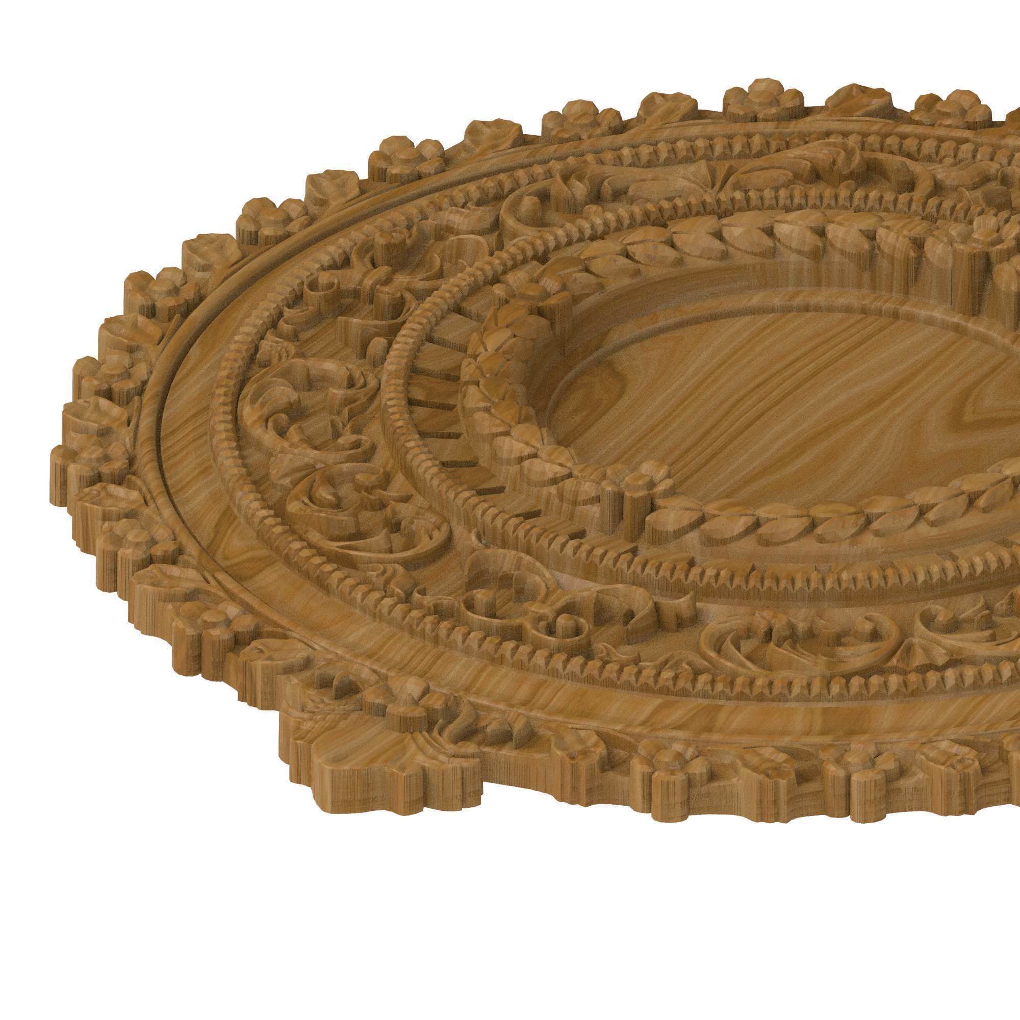 Carved picture frame STL 3D model CGTrader