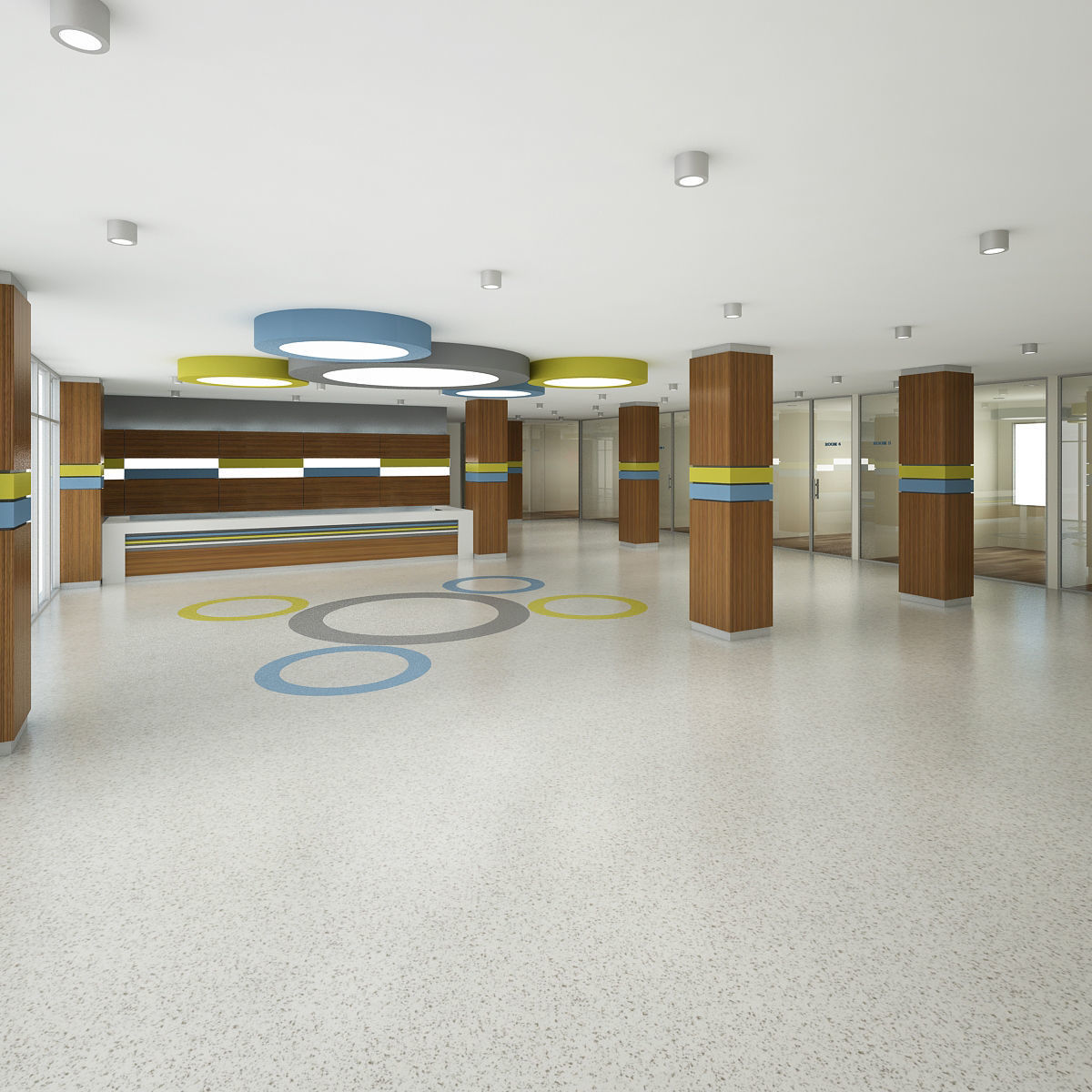 Lobby Interior 3D model | CGTrader