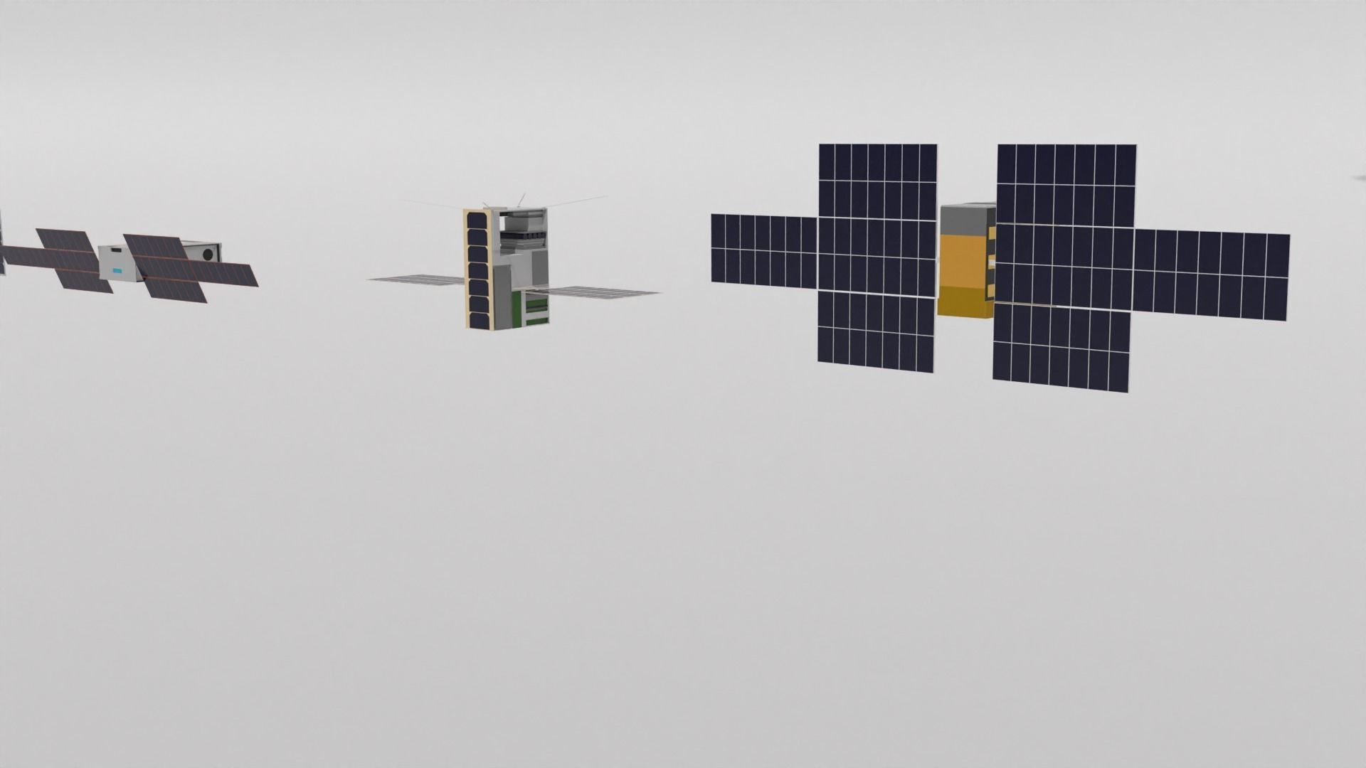 3D model Artemis I Low Poly model with all cubesats VR / AR / low-poly ...