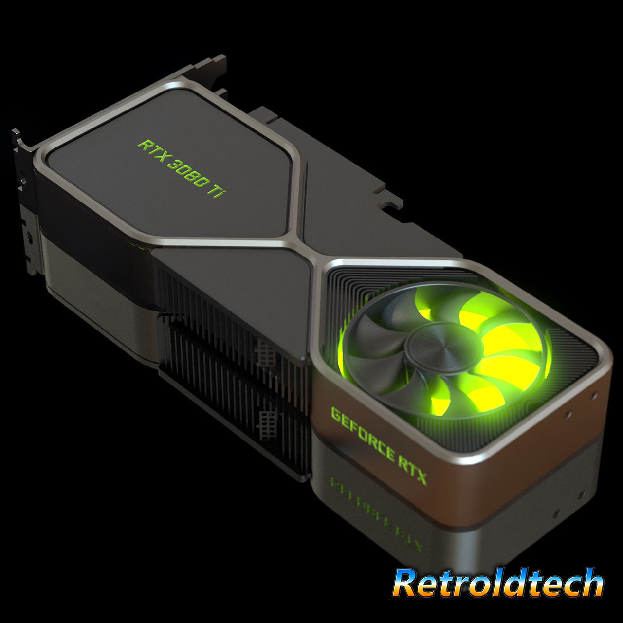 NVIDIA RTX 3080 TI 3D Printable 3D Model 3D model 3D printable | CGTrader