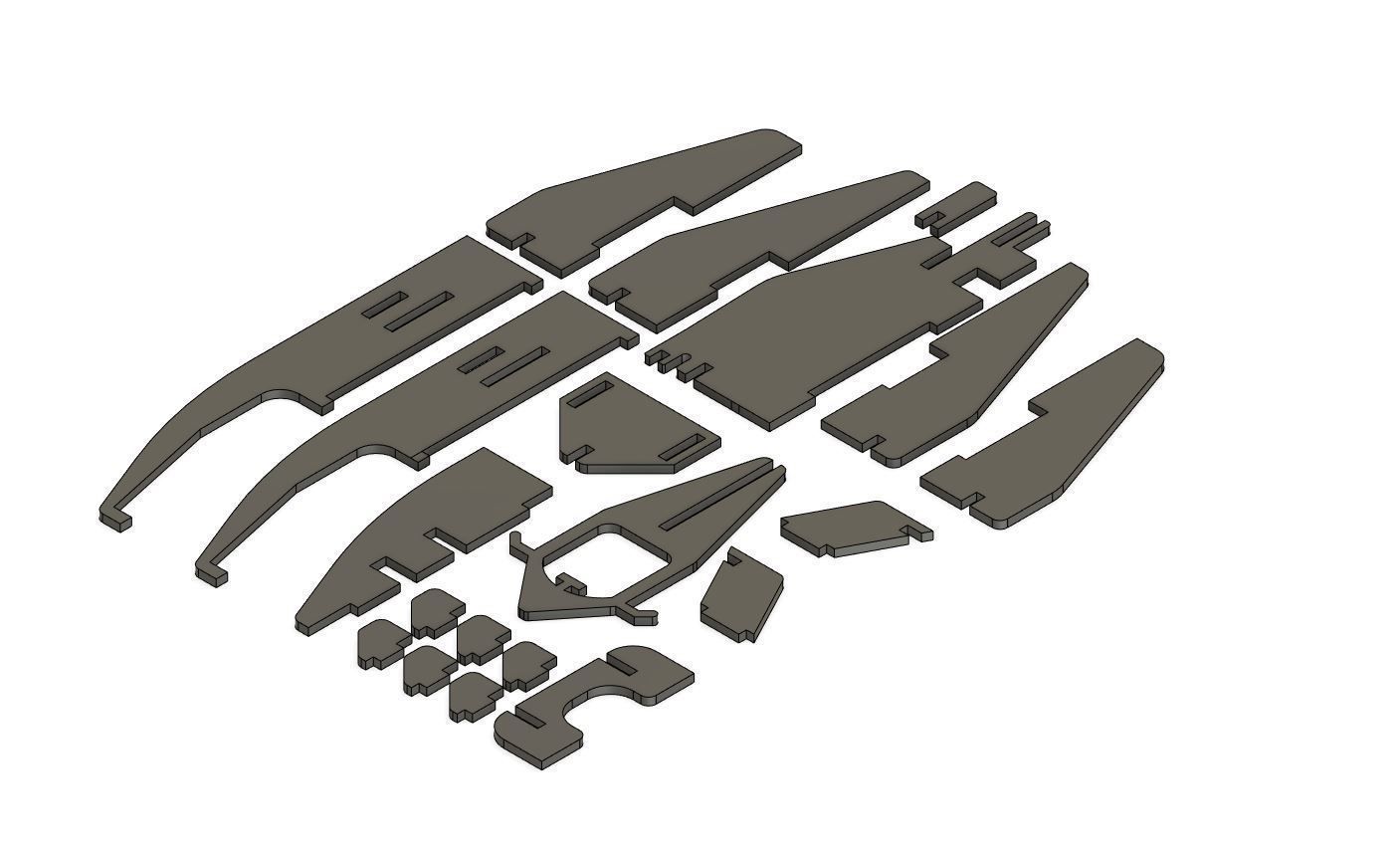 F1 Car Build Kit 3D model 3D printable CGTrader