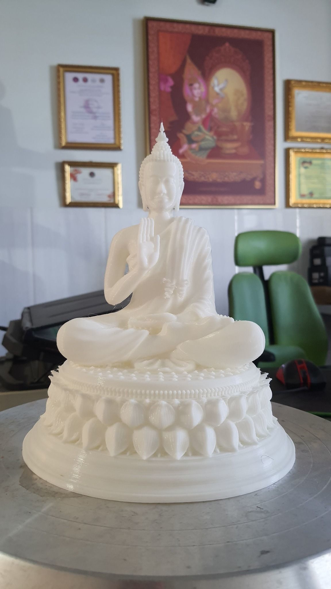 Asian Buddha Statue 3D print model 3D model 3D printable | CGTrader