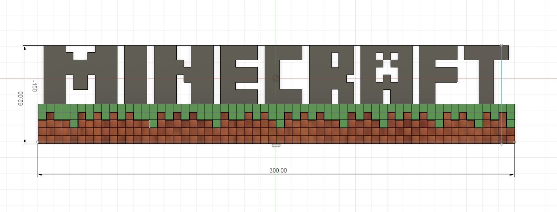 Logo Minecraft 3D model 3D printable | CGTrader