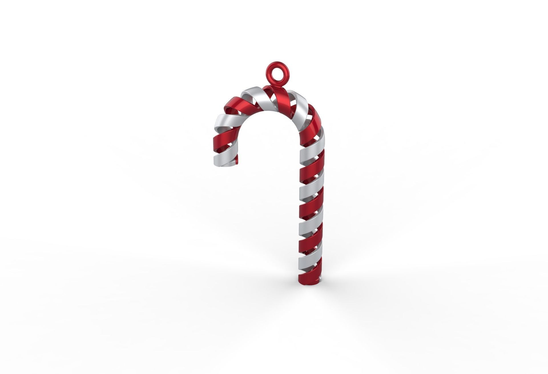 Christmas Xmas Candy Cane hook 3D model 3D printable CGTrader