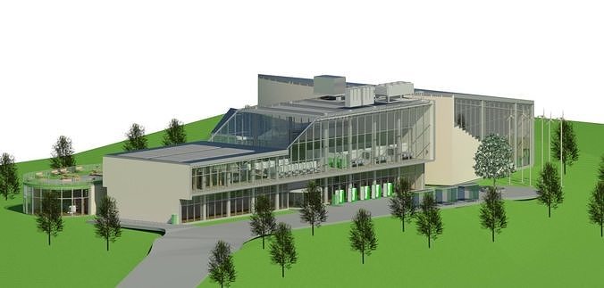 Green Building Project 3D model | CGTrader