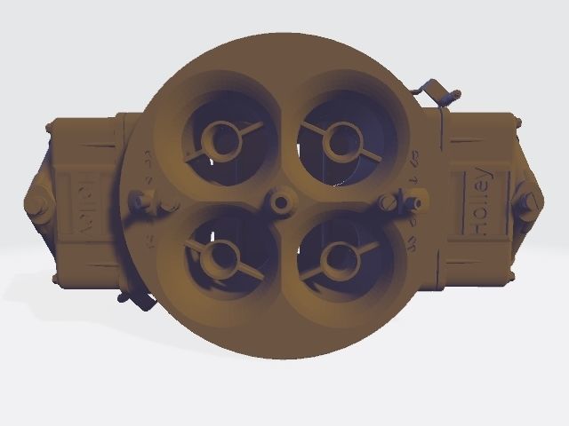 Holley Dominator Carburetor 4500 1st Generation 3D model 3D printable ...