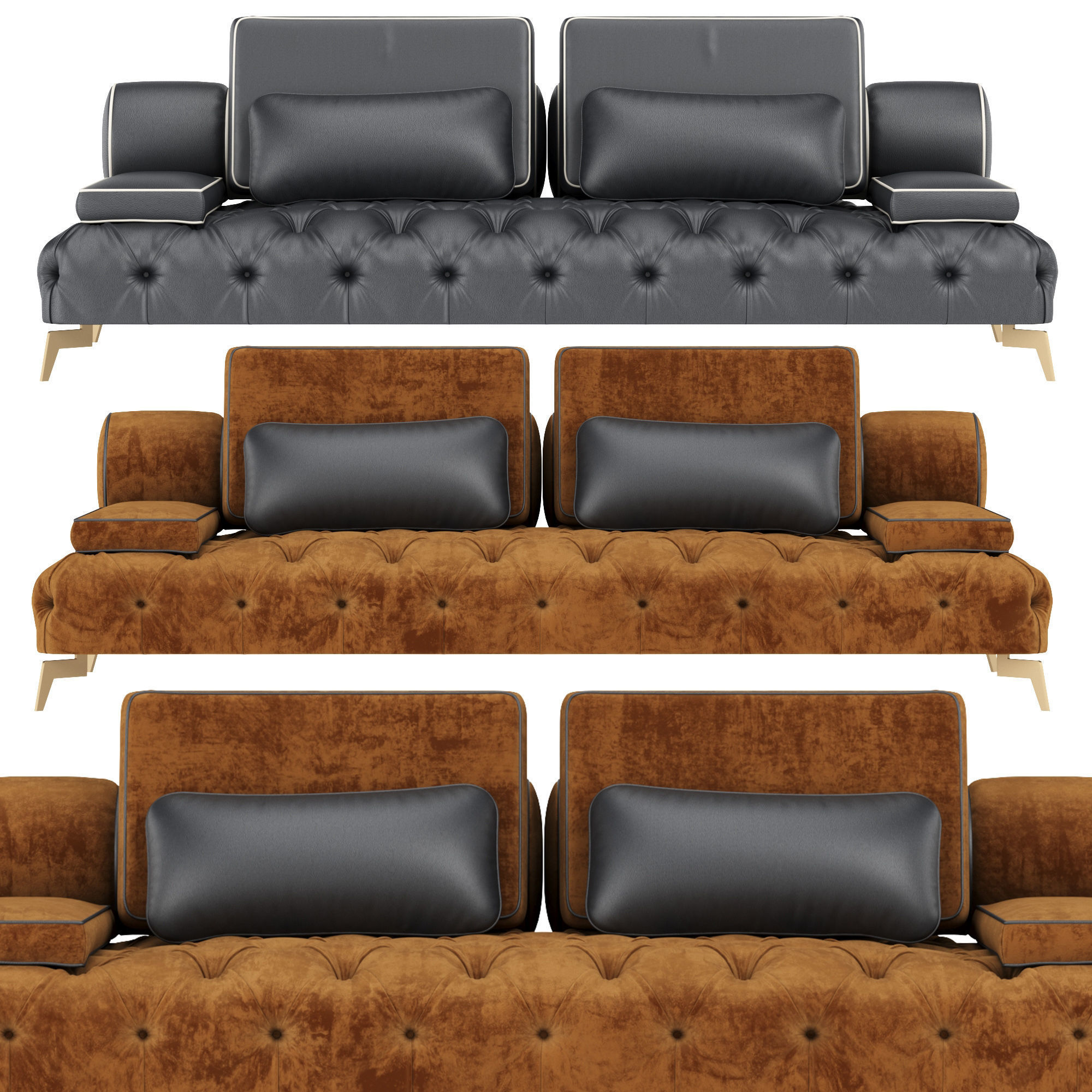 Darlington Sofa 3D model CGTrader