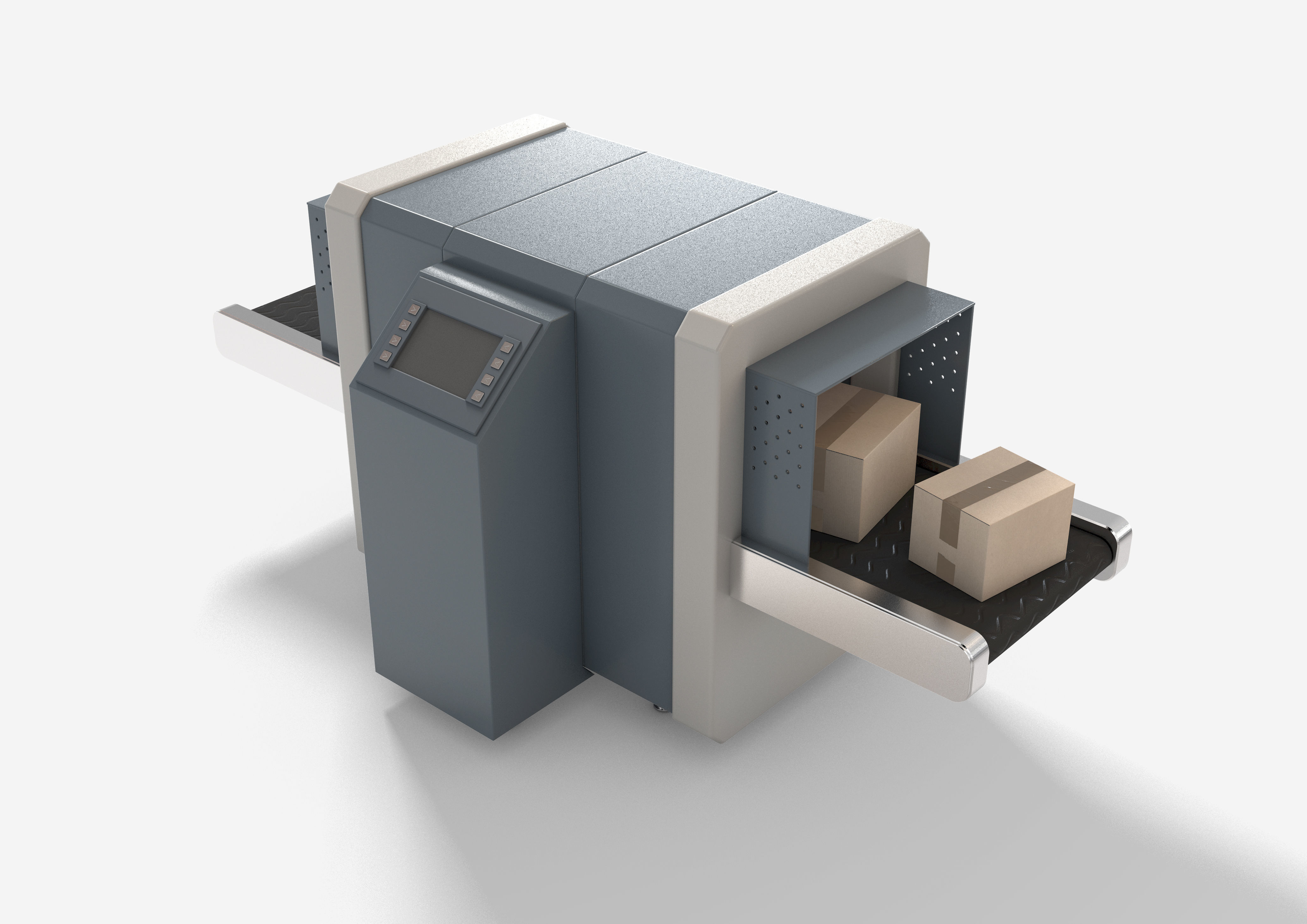 Cargo Scanning Machine 3D model | CGTrader