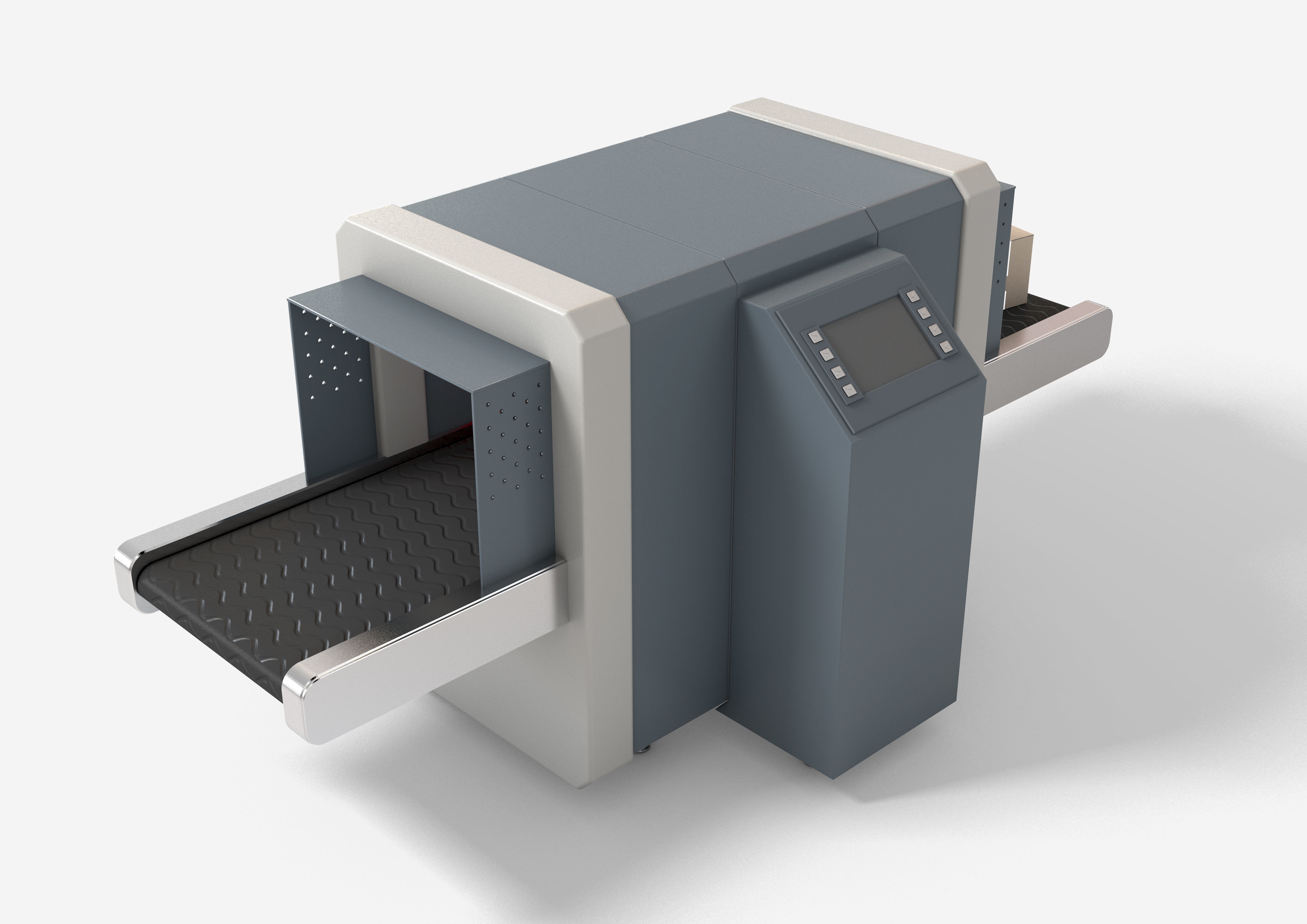Cargo Scanning Machine 3D model | CGTrader