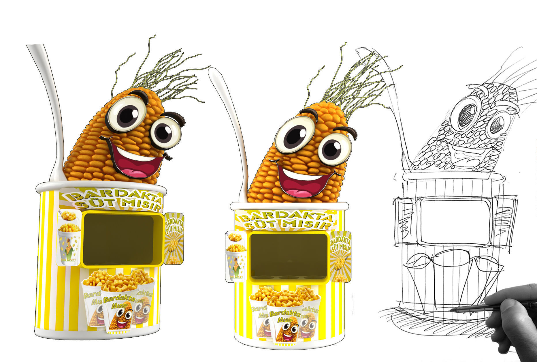 Corn stand 3d Model 3D model CGTrader