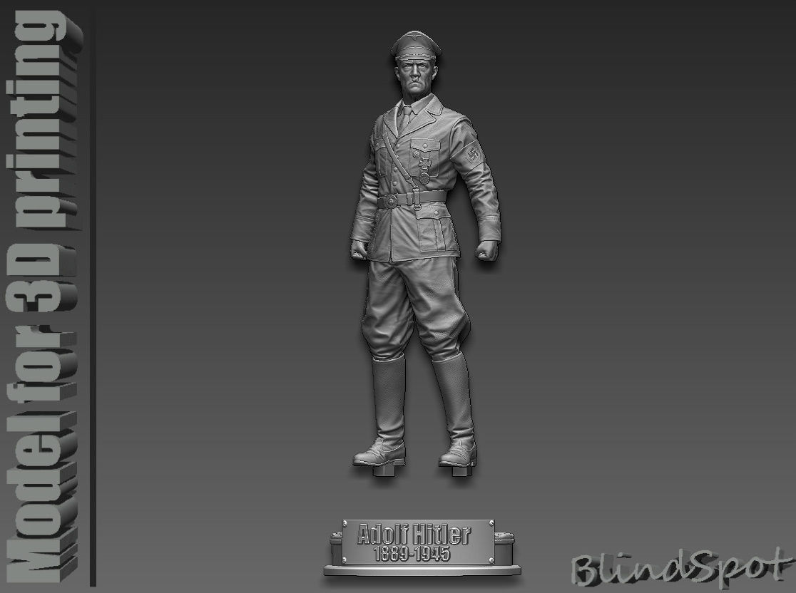 Adolf Hitler 3D model 3D printable | CGTrader