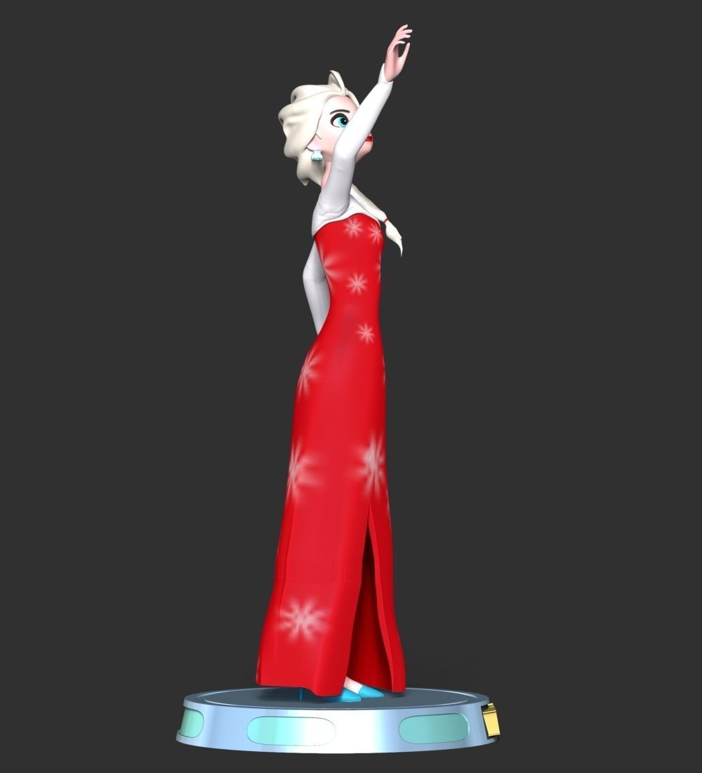 Elsa Princess 3D model 3D printable | CGTrader