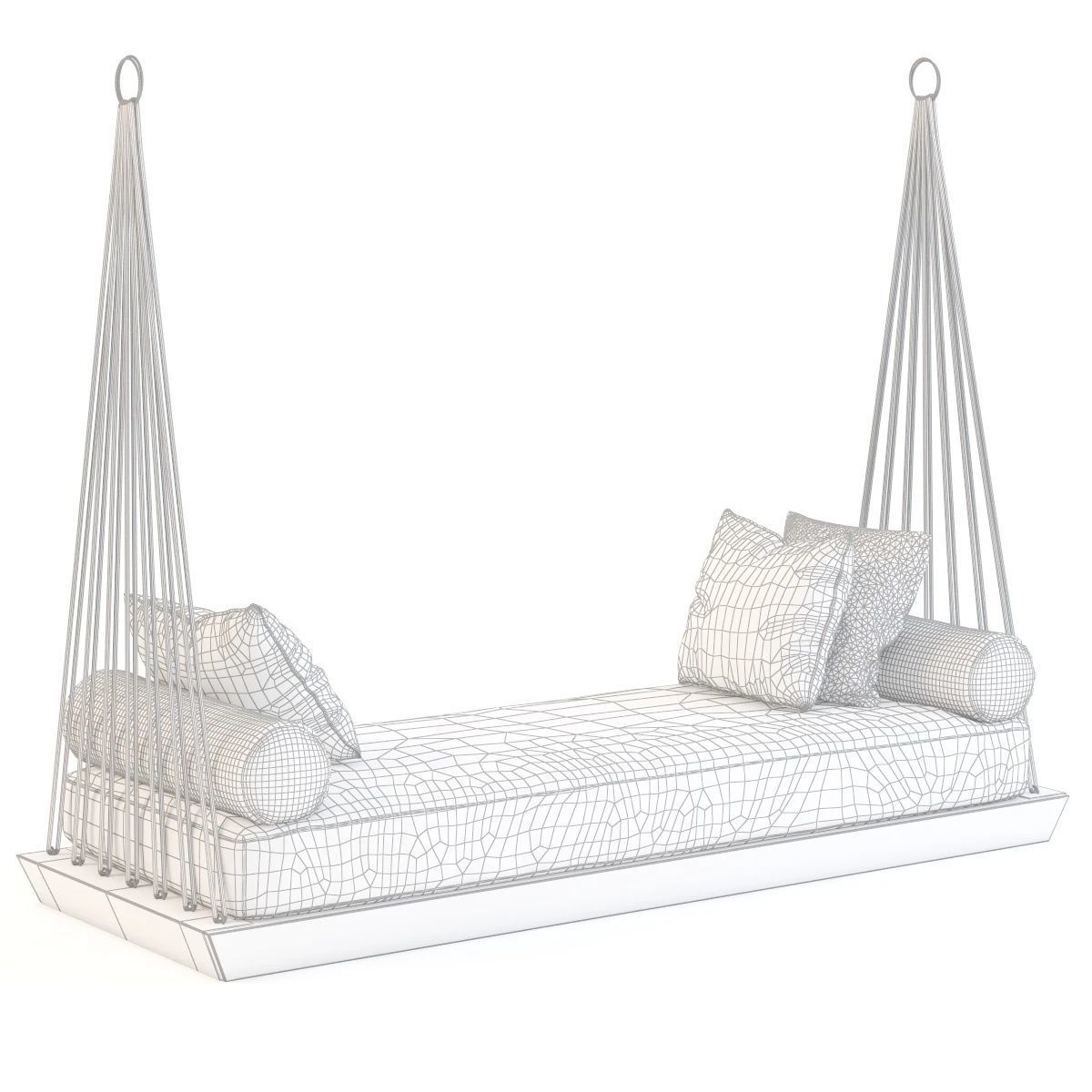 Patio Swing Sofa 3D model CGTrader