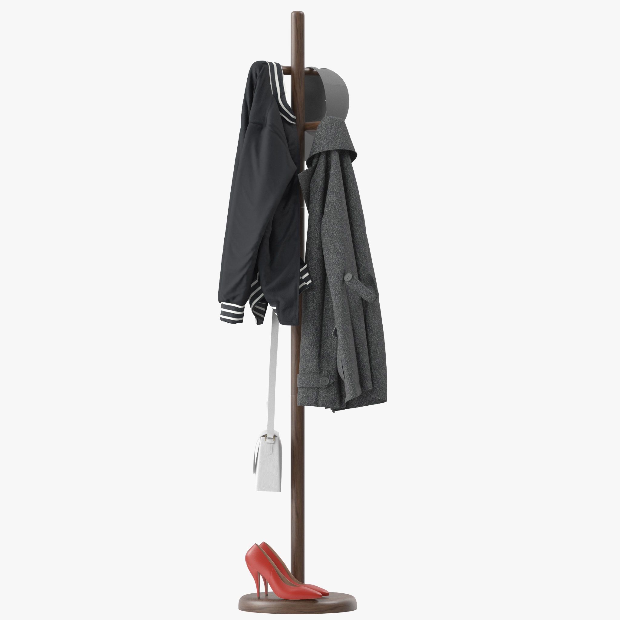 COAT RACK Feifei Floor 3D model CGTrader