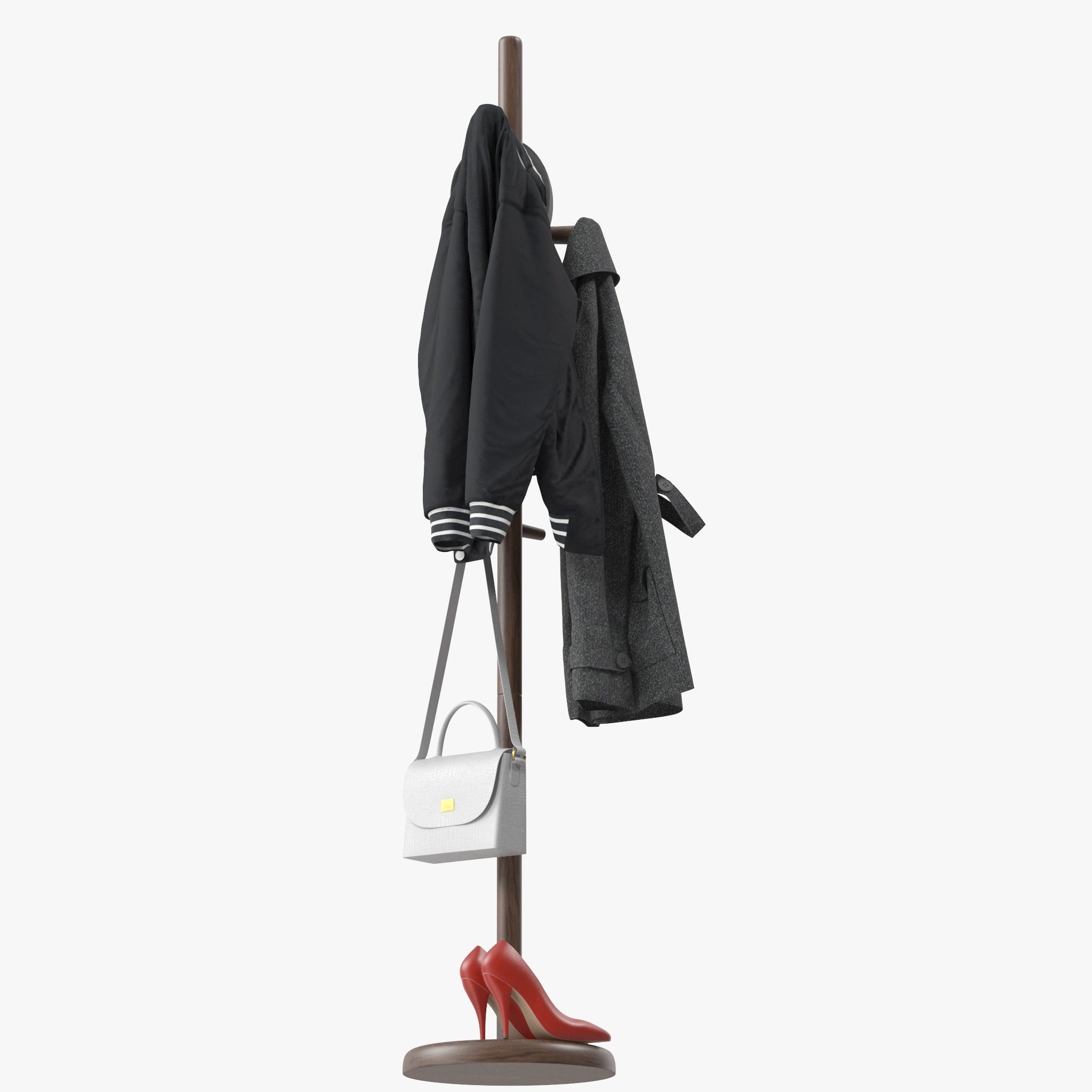 COAT RACK Feifei Floor 3D model CGTrader