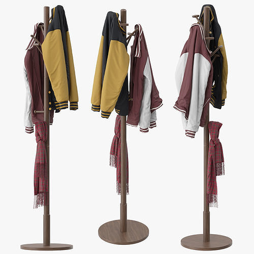 Coat Rack Stand 3D model CGTrader