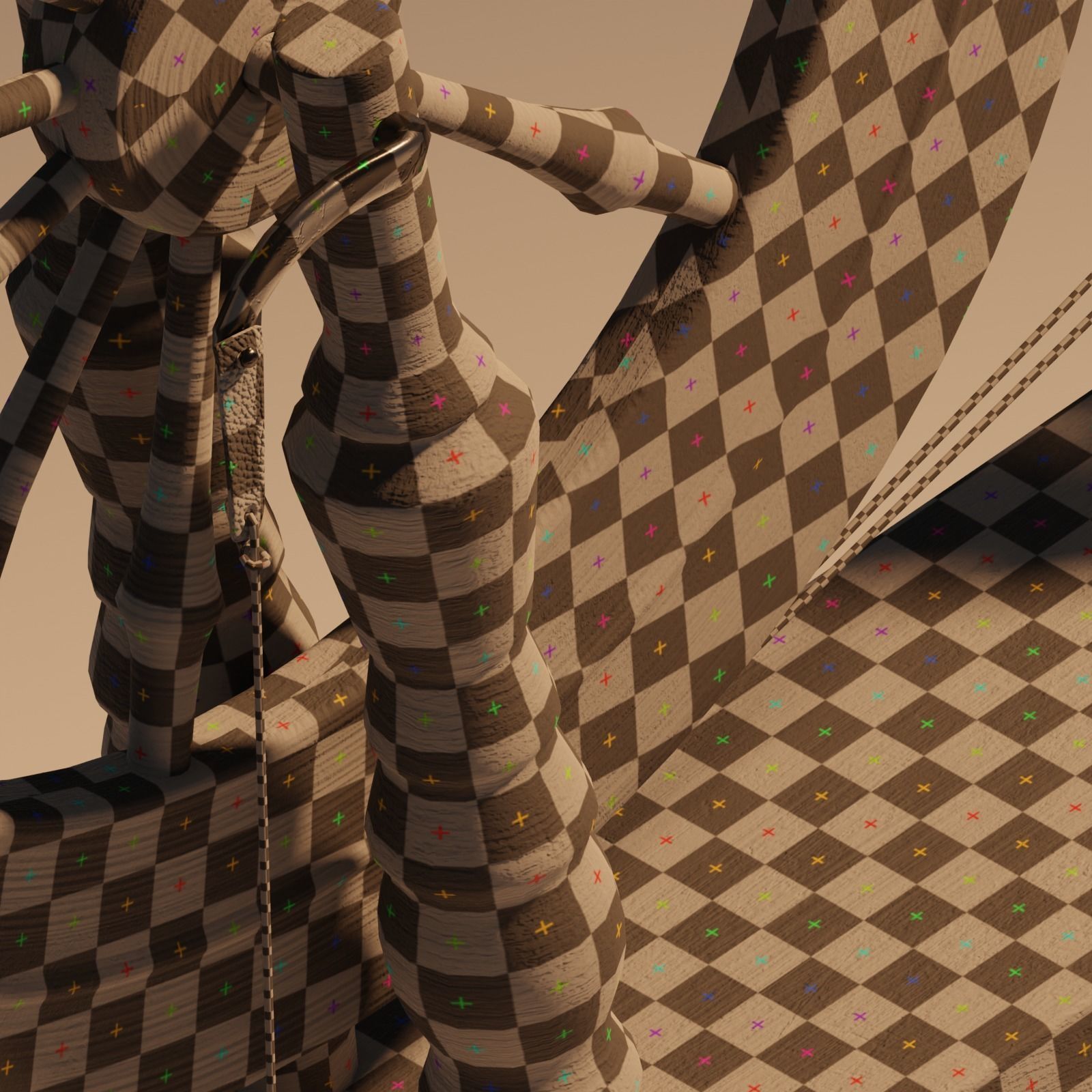 Spinning Wheel Animated 3D model animated rigged | CGTrader