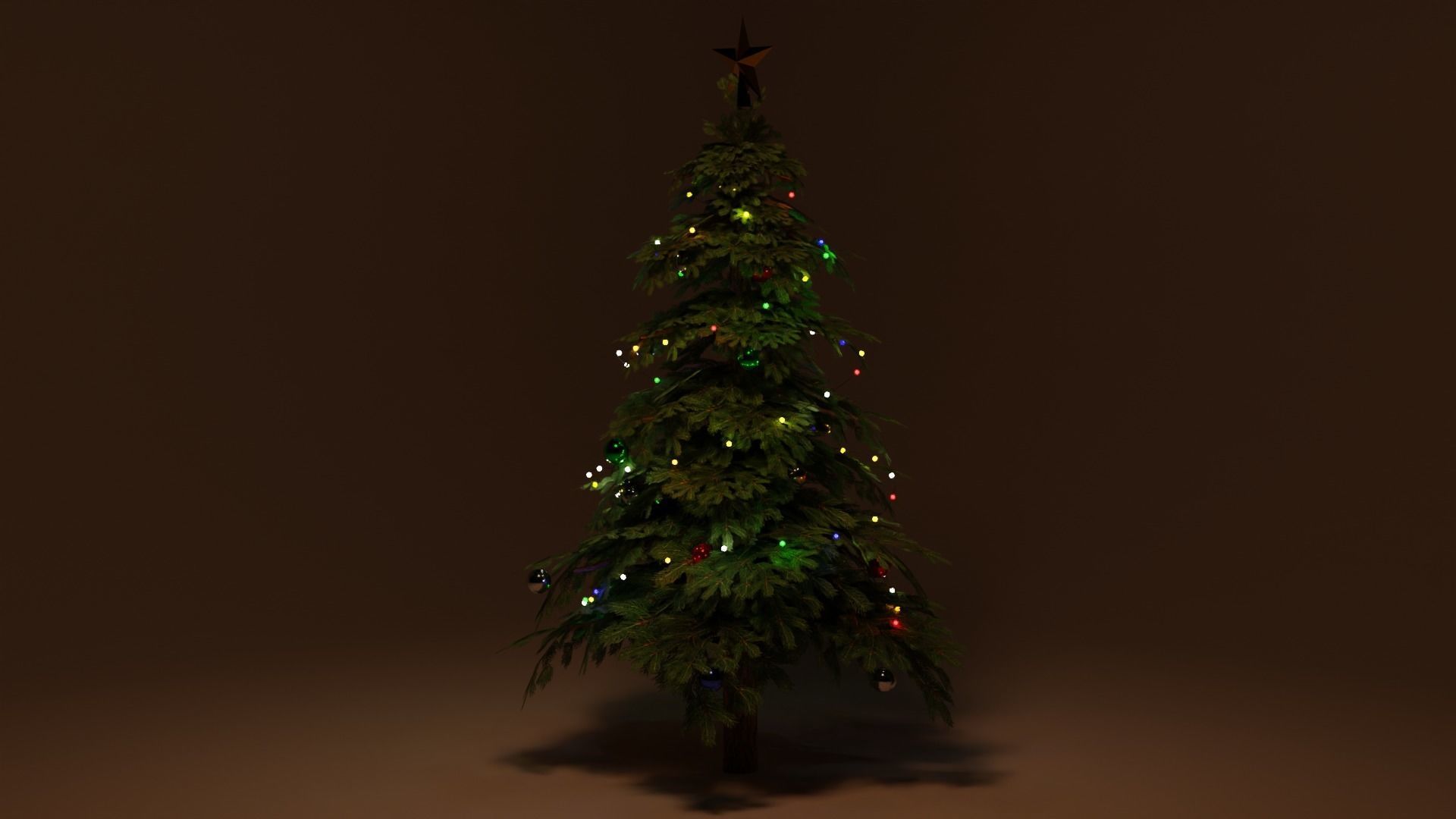 3D model Low poly Christmas Tree - Game Ready VR / AR / low-poly | CGTrader