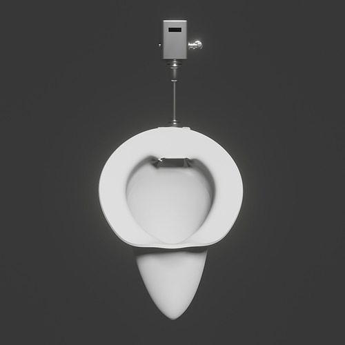 Bathroom Urinal 3D model CGTrader