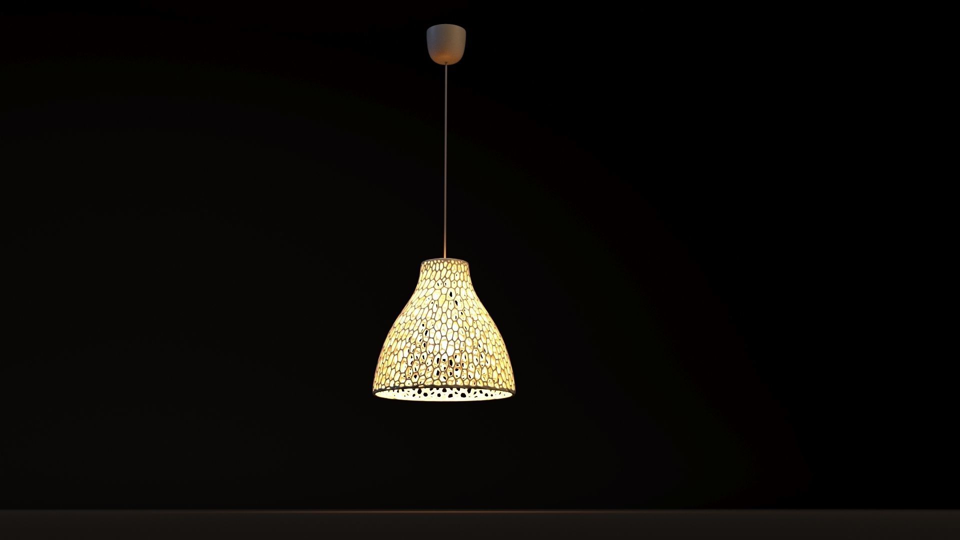 Ikea lamp Melodi 3D model 3D printable CGTrader