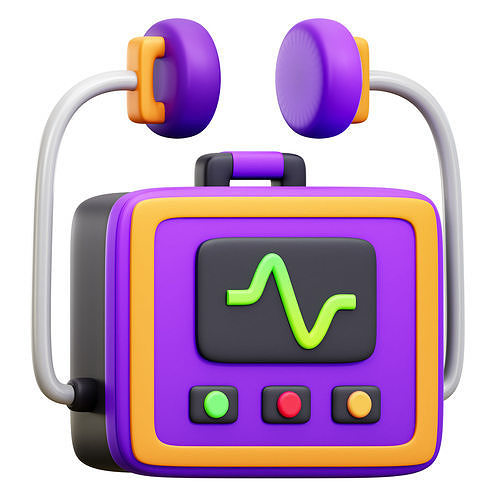 3D model Defibrillator 3D Icon VR / AR / low-poly | CGTrader
