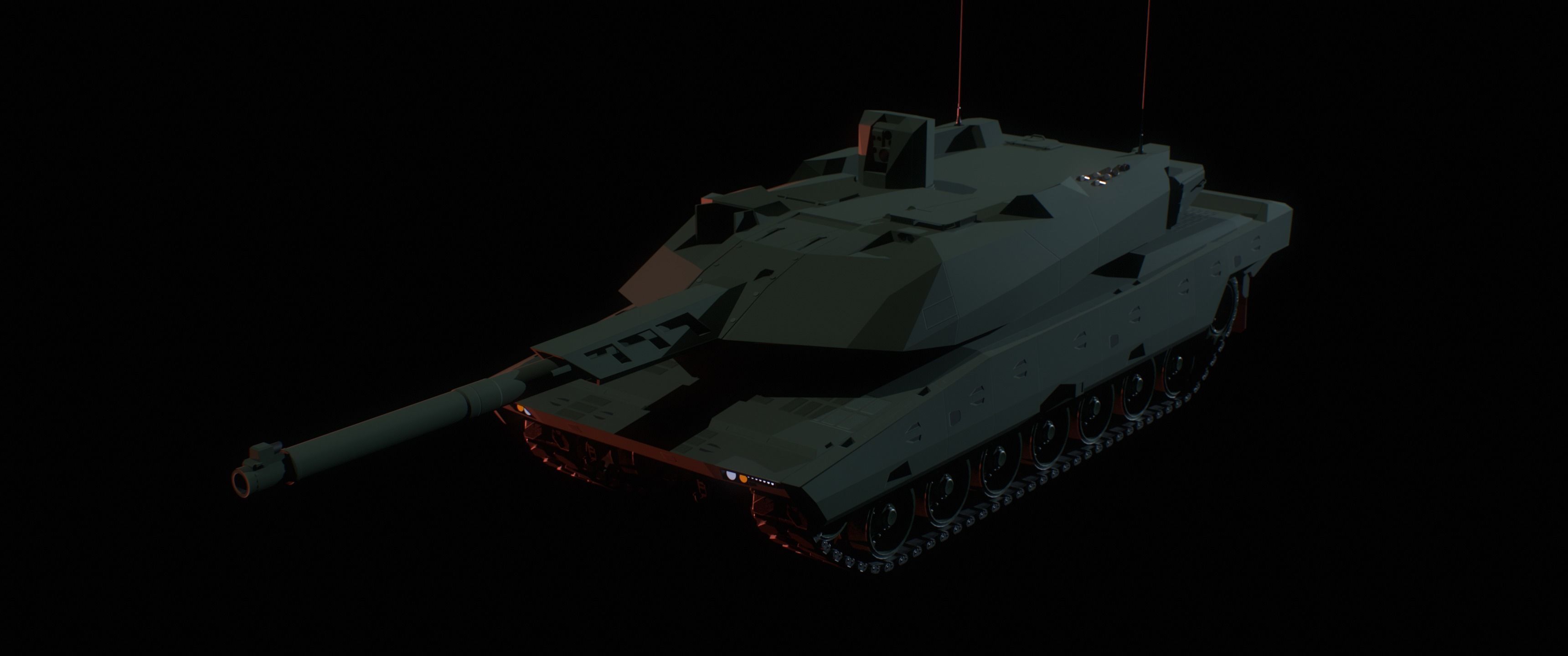 Tiger 3A 3D model | CGTrader