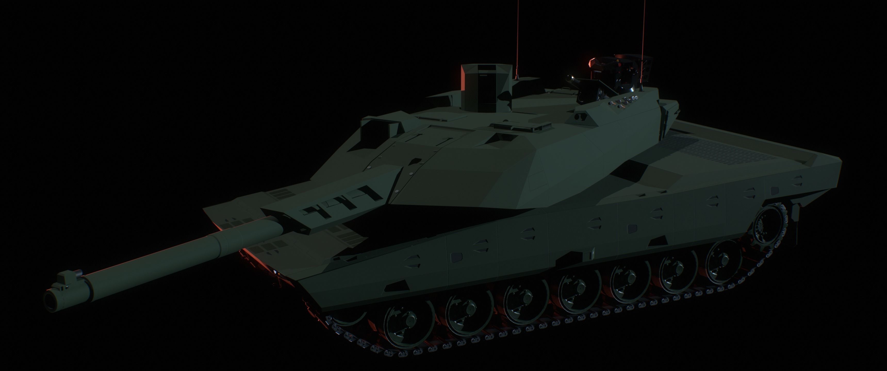 Tiger 3A 3D model | CGTrader