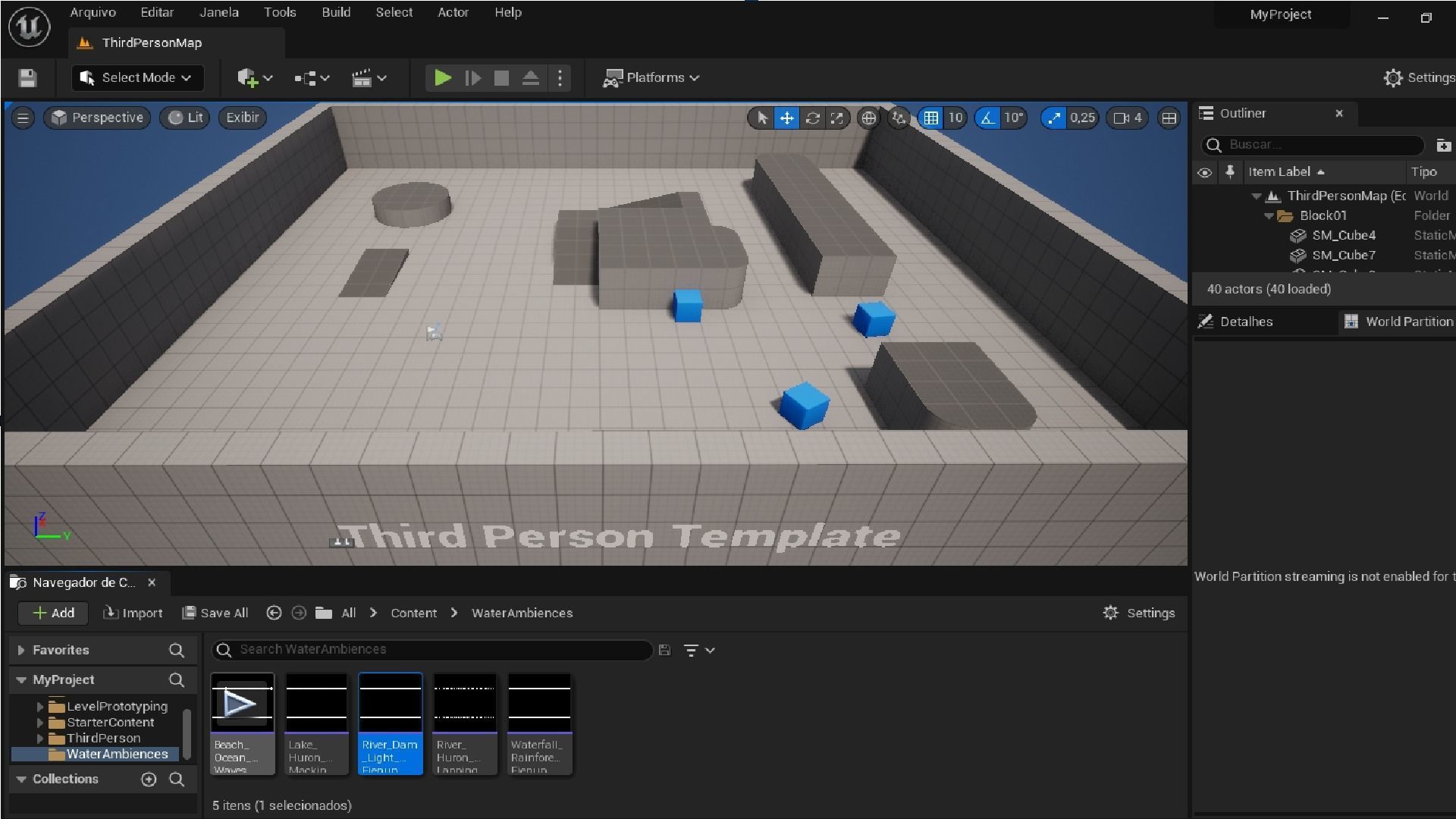 Water Ambiences SOUND EFFECTS TO YOUR GAMES AND ANIMATIONS 3D model