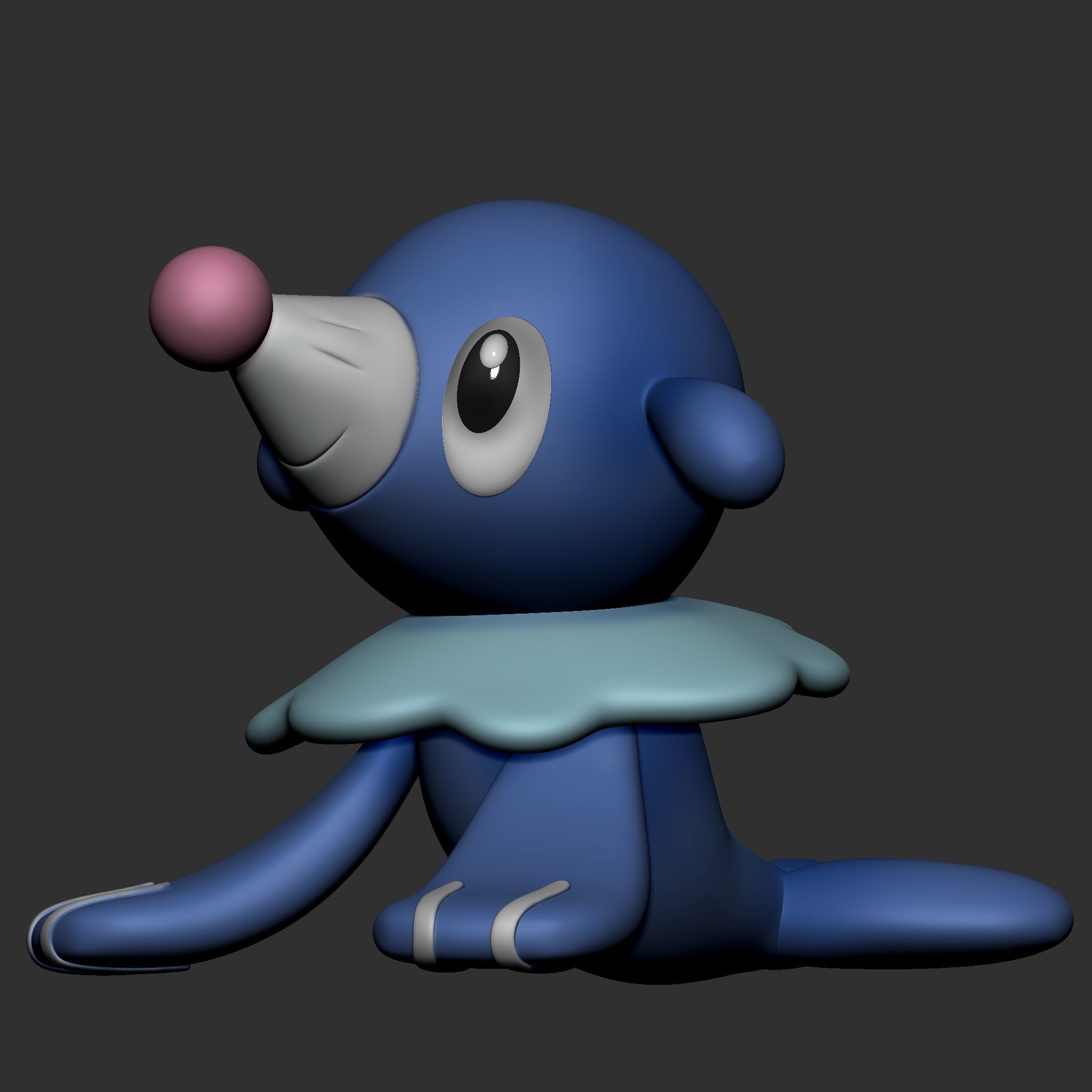 POPPLIO POKEMON 3D model 3D printable | CGTrader