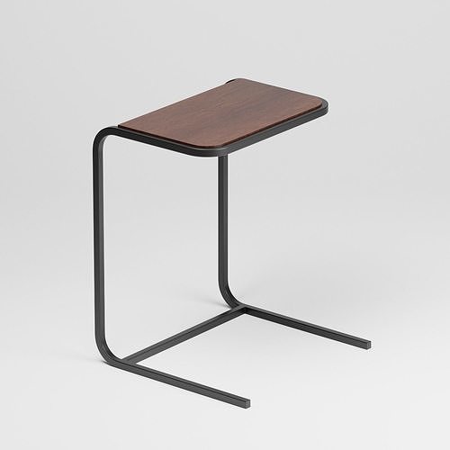 Ethnicraft N701 Side Table 3D model CGTrader