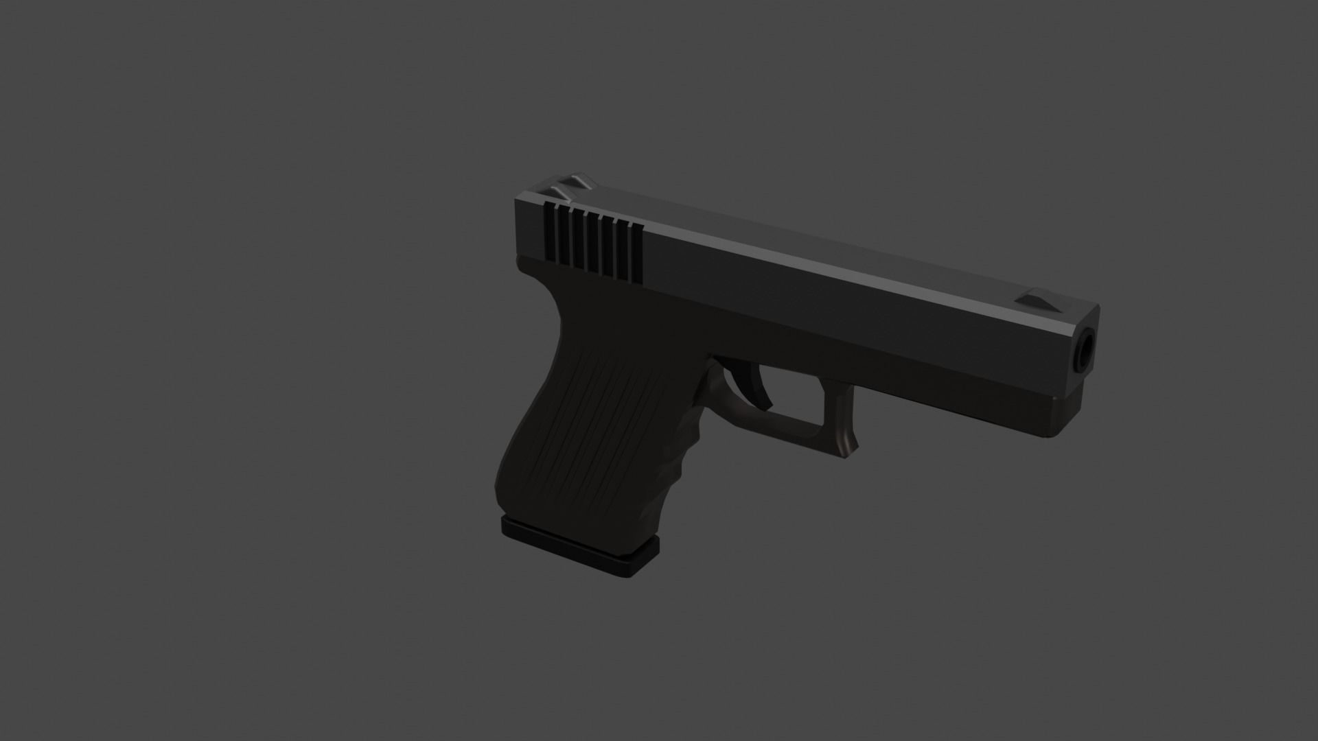 3D model low poly gun VR / AR / low-poly | CGTrader