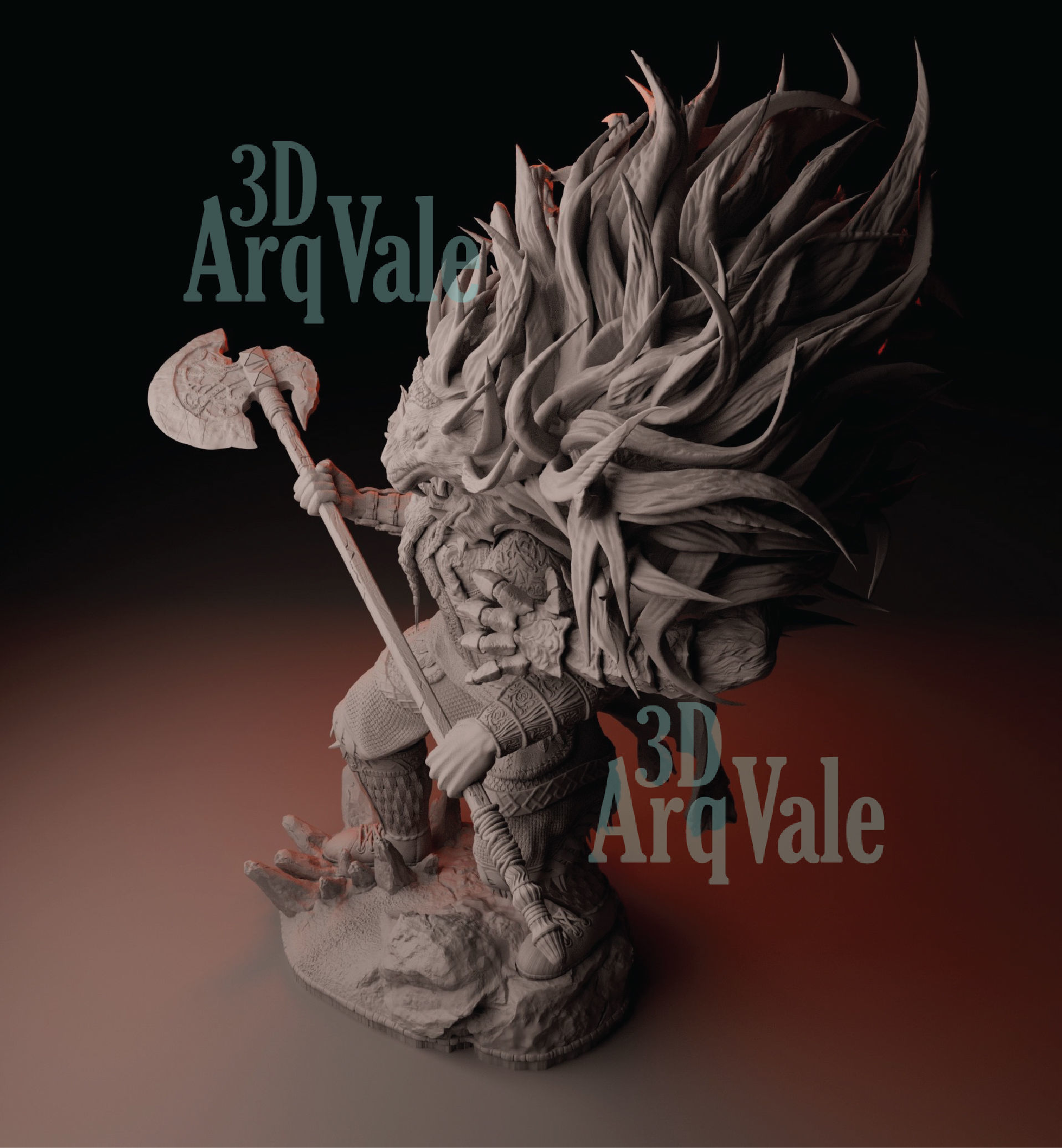 Godfrey The First Elden Lord Elden Ring 3D model 3D printable