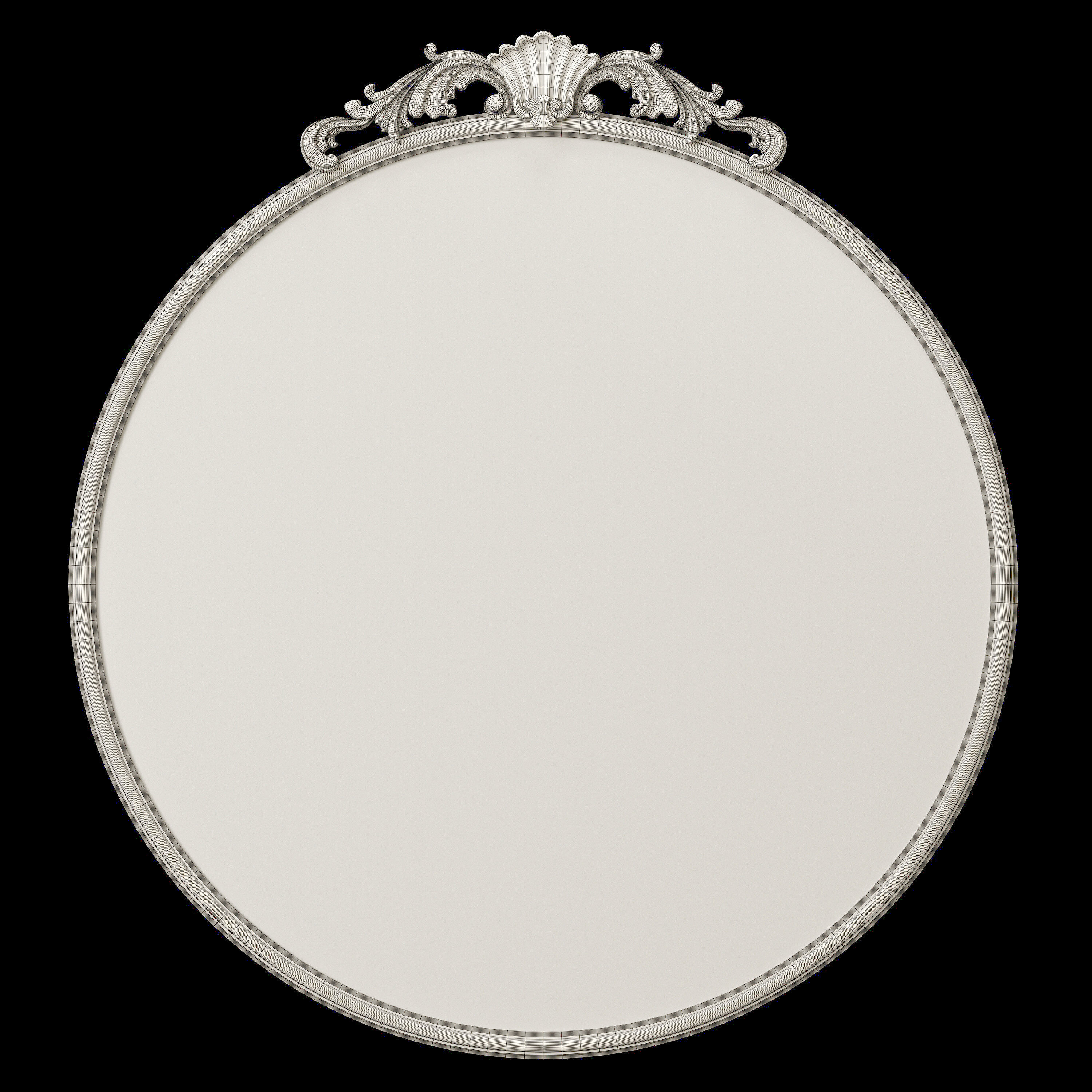 Kirkland round mirror 3D model CGTrader