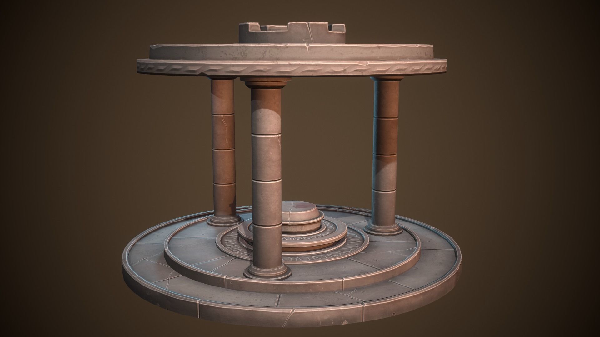 3D model Stylized altar VR / AR / low-poly | CGTrader