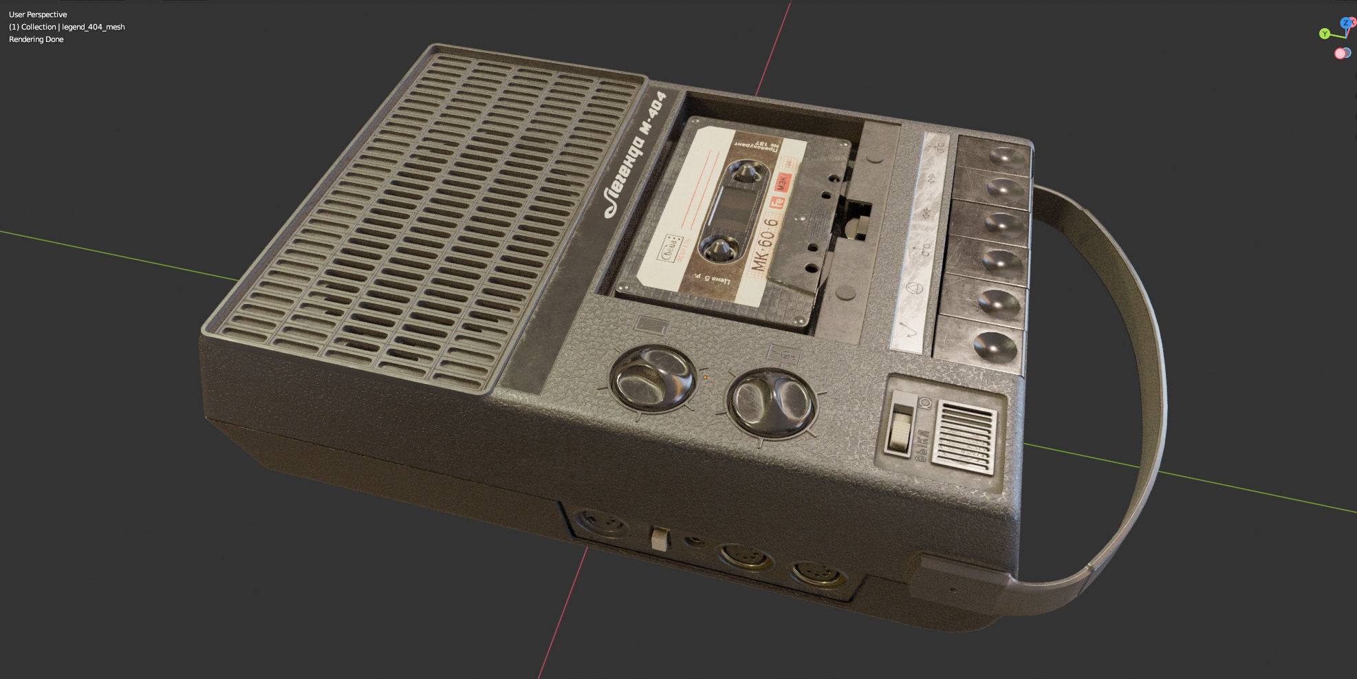 Recorder Legend 404 3D model CGTrader