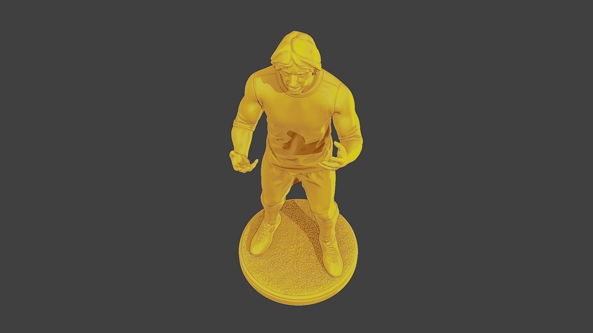 Soccer Player SP 027 3D model 3D printable | CGTrader