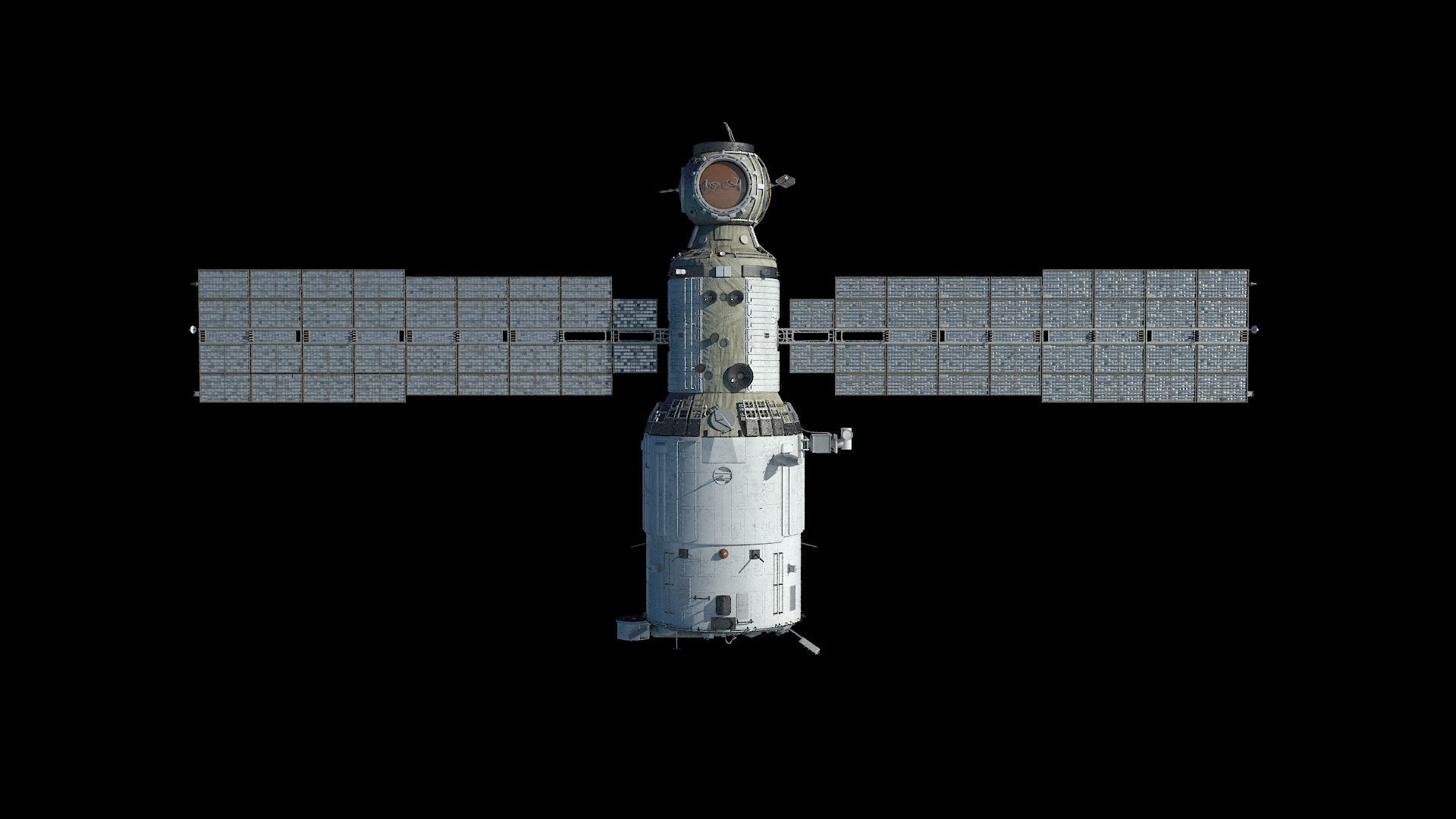 High quality 3D model Zvezda ISS module 3D model | CGTrader