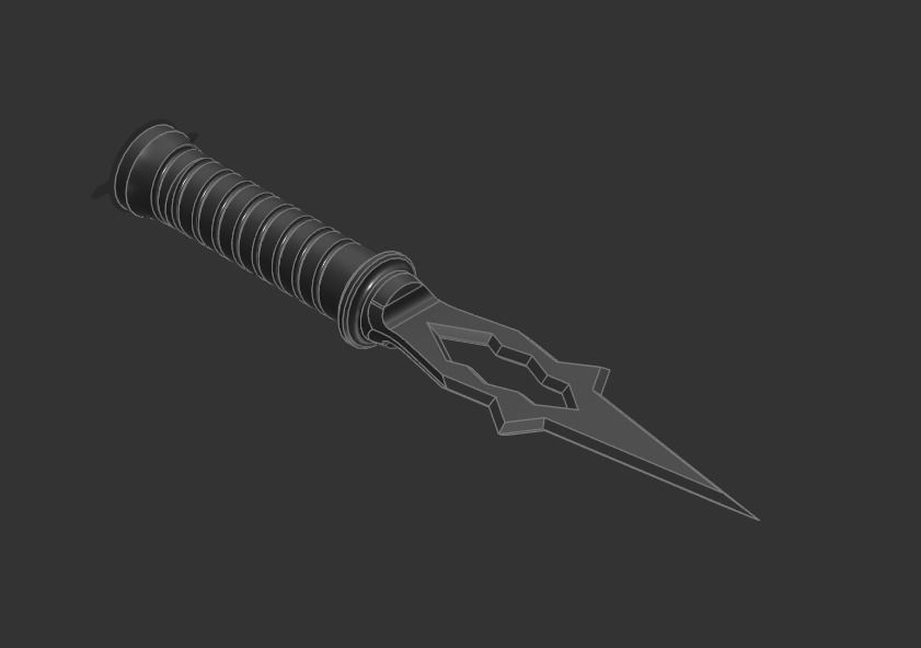 Knife toy 3D model 3D printable CGTrader