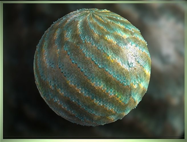 Texture PBR Skin Creature Alien Seamless Material SBSAR 4k Texture.