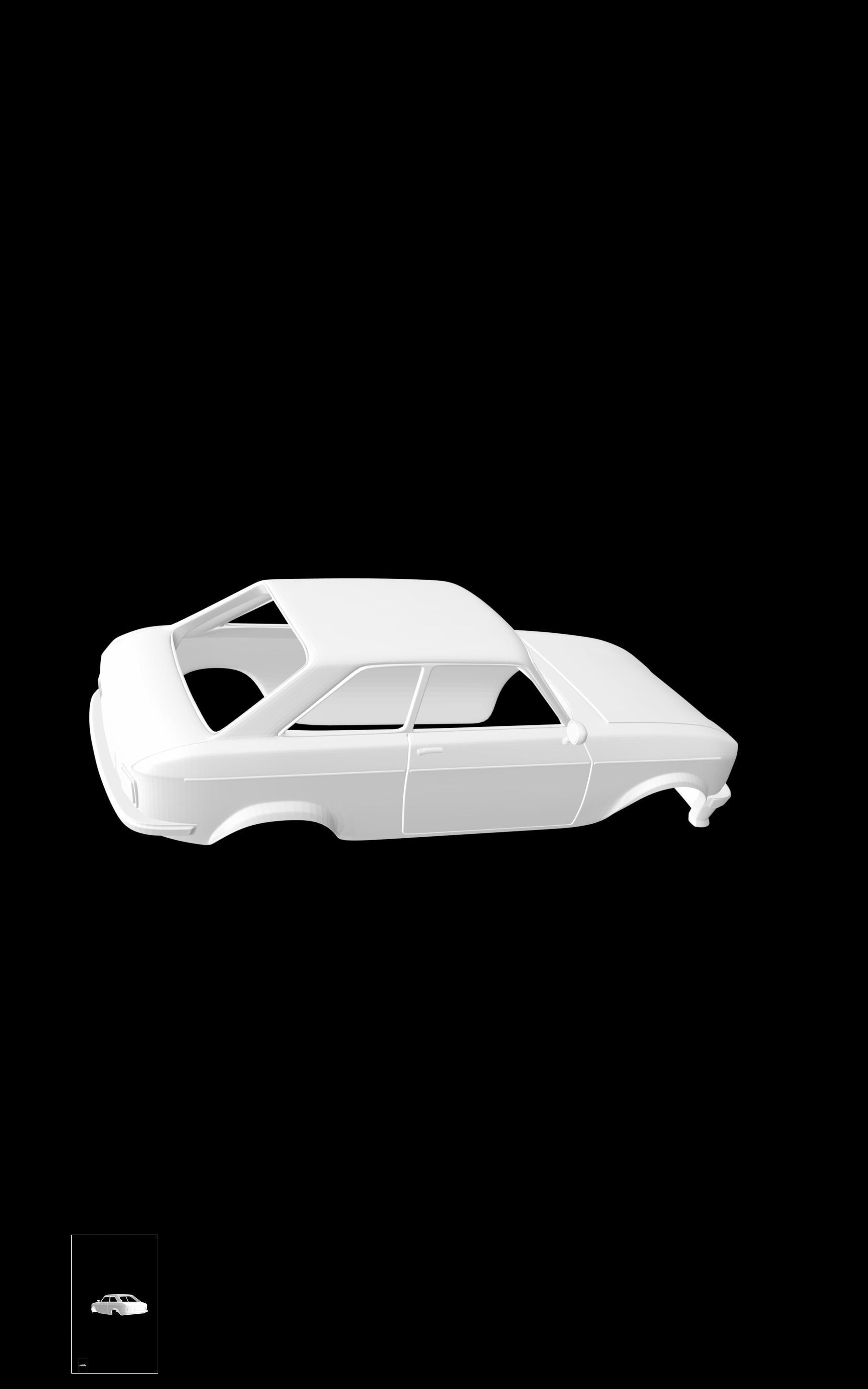 Peugeot 304 Coupe Rally 3D model 3D printable | CGTrader