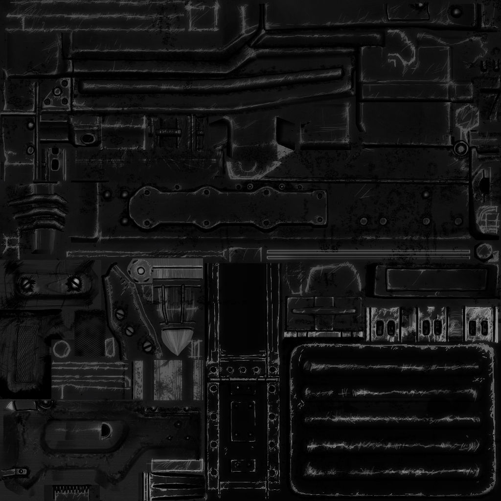 3D model USSR PKP machine gun Pecheneg 54mm VR / AR / low-poly | CGTrader