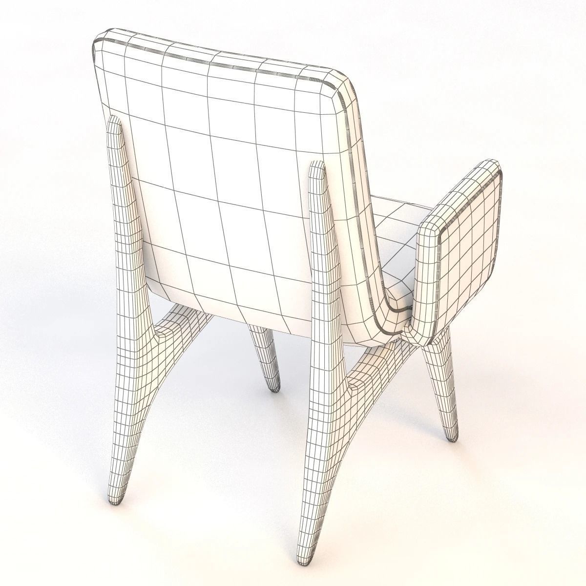 Vladimir Kagan Armchair 3D model CGTrader