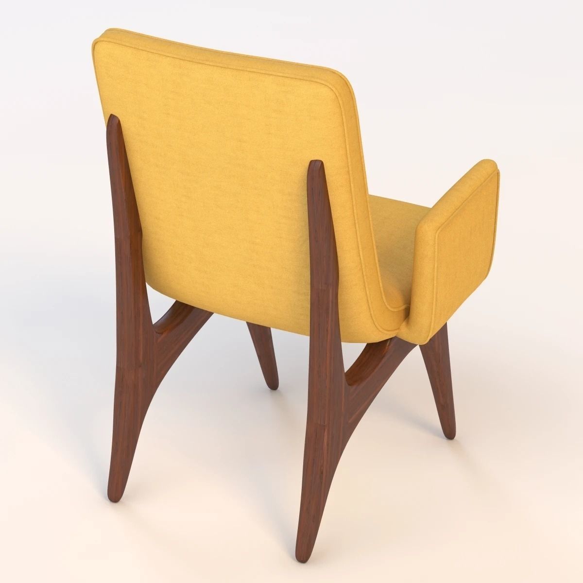 Vladimir Kagan Armchair 3D model CGTrader