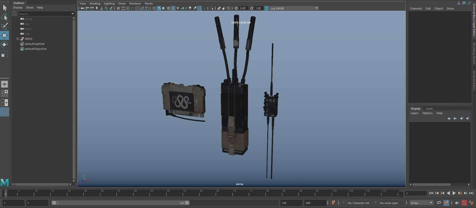 MILITARY GameReady Persistent Systems MPU5 Wave Relay Radio 3D model
