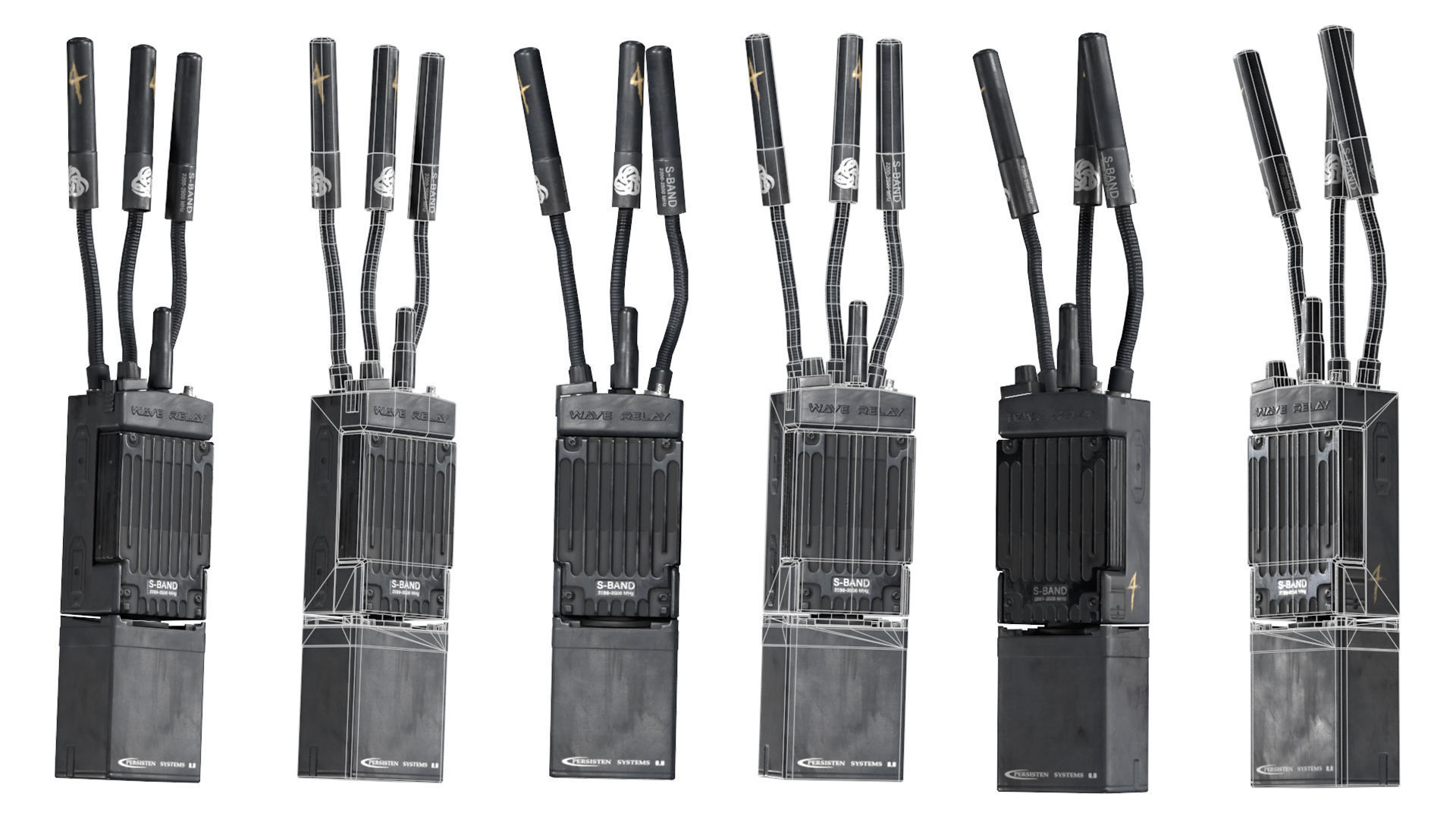 MILITARY GameReady Persistent Systems MPU5 Wave Relay Radio 3D model
