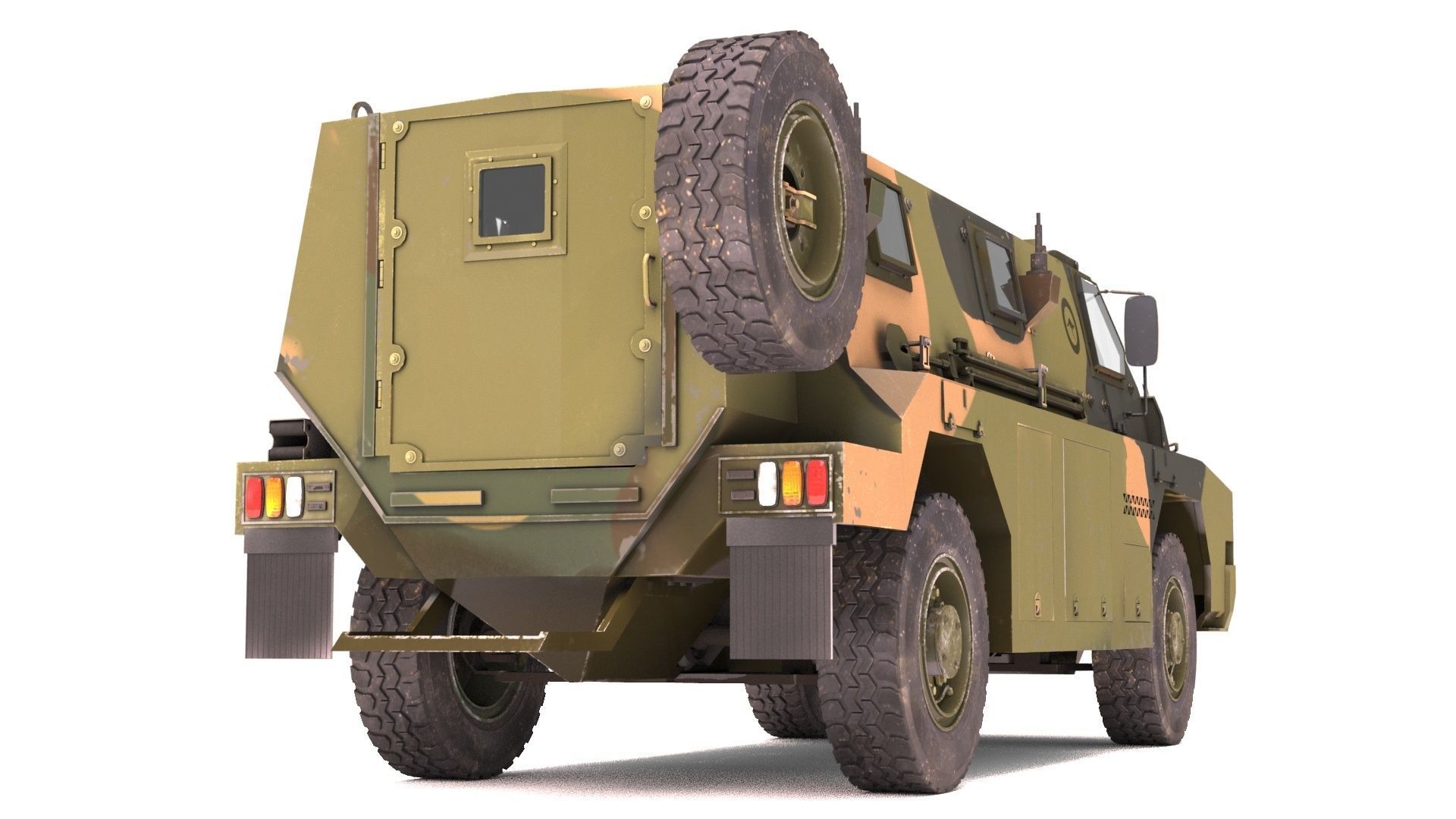 Bushmaster Protected Mobility Vehicle 3D model CGTrader