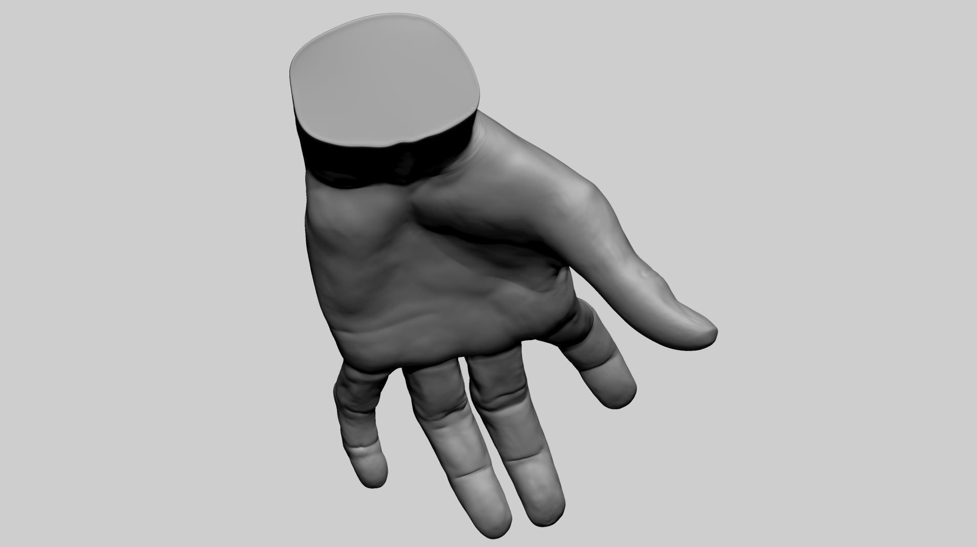 Hand Printable A 3D model 3D printable | CGTrader