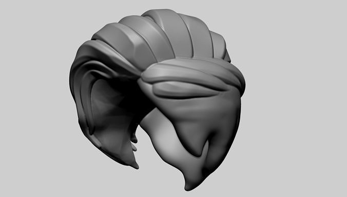 Hair Printable A 3D model 3D printable | CGTrader