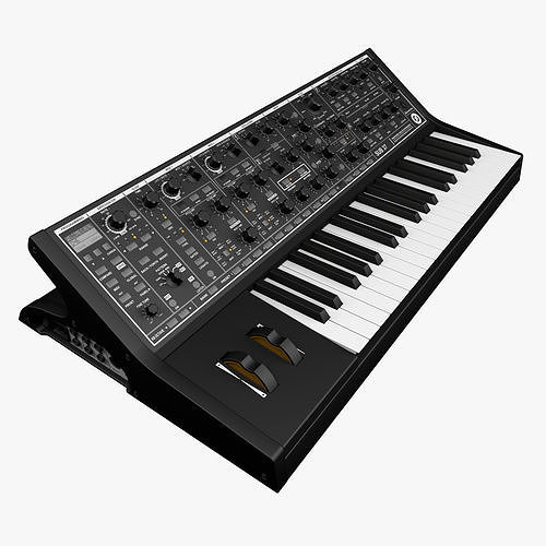 Moog Subsequent 37 Analog Synthesizer 3D model CGTrader
