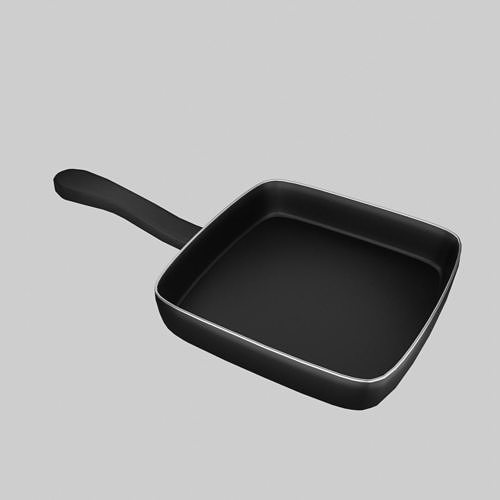 3D model Frying Pan VR / AR / lowpoly CGTrader